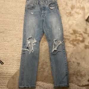 Levi Women’s Ripped Jeans. Size 26.